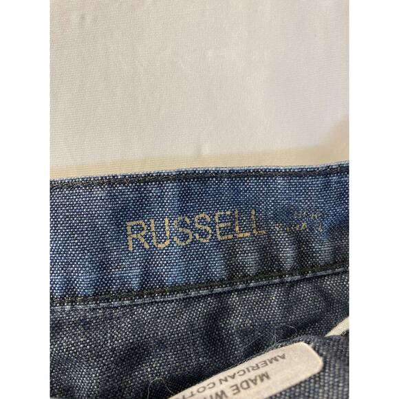 DL1961 Russell Slim Straight Jeans - Size 34 - SKU 5427 - Distressed Blue Wash - Picture 5 of 12